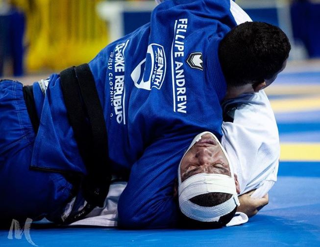 Fellipe Andrew Emplaca 18 X 2 Em Cima De Mahamed Aly Na Final Dos Super-Pesados Para Se Tornar Campeão Do Pan Americano De Jiu Jitsu 2019